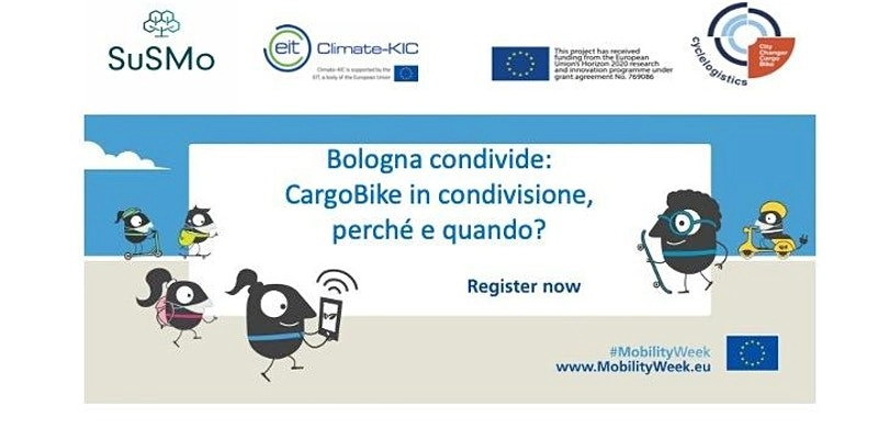 Giovedì 16 settembre – Bologna condivide: CargoBike FIAB in condivisione, perché e quando?