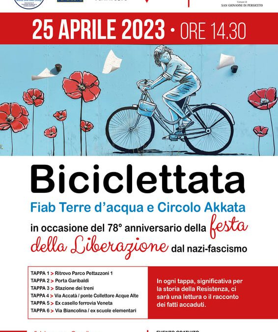 Martedì 25 aprile – Resistere, pedalare, resistere a San Giovanni in Persiceto