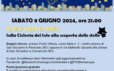 Sabato 8 giugno – In bici sotto le stelle – Passeggiata