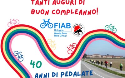 Martedì 26 maggio – 40 Anni in Movimento: Festeggia con  FIAB Bologna  Monte Sole Bike Group! – Serata con film